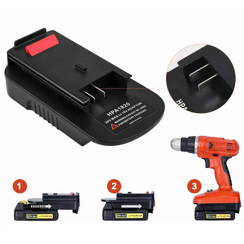 Black+Decker Tool 20V Max - HPA1820 Adapter Thay Thế Dùng Cho