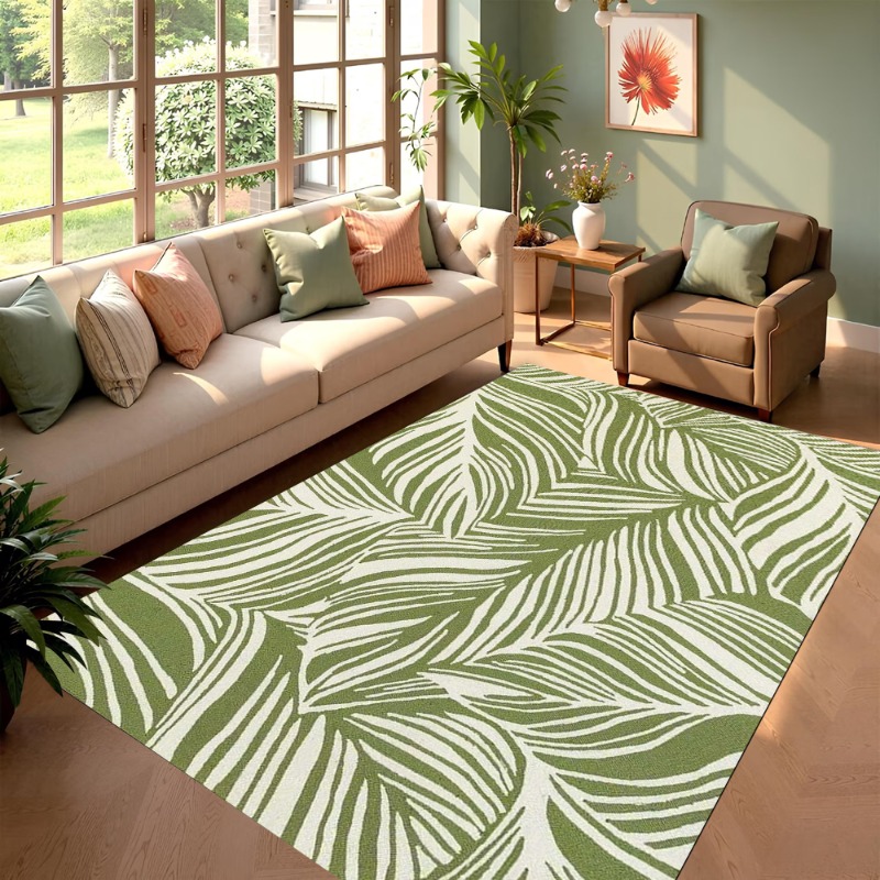 Hall Commercial Printing - Green Leaf Carpet Nordic Style Plant