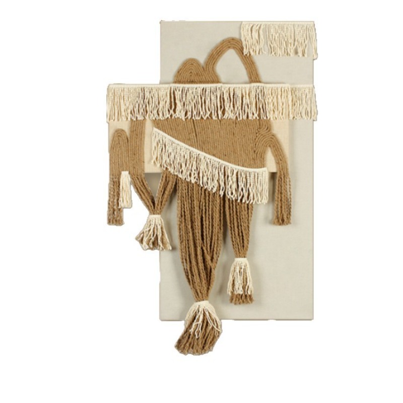 Hall Commercial Printing - Hemp rope craft three-dimensional decorative painting