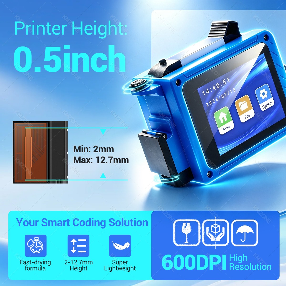 12.7mm Inkjet Transfer Printer - đánh giá và giá Commercial Printing Labels