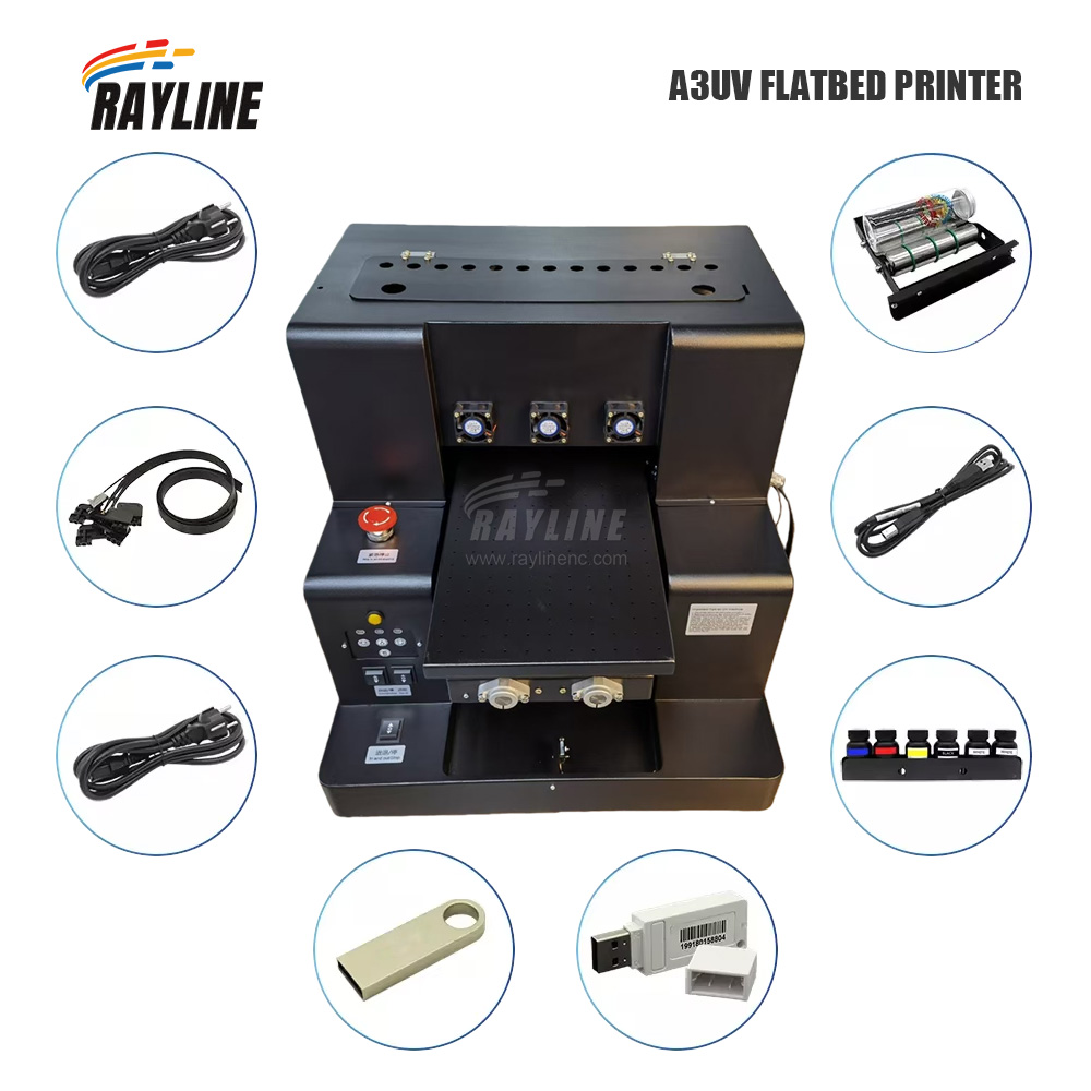 A3 A4 UV Flatbed Printer Small - đánh giá và giá Uv Flatbed Printer