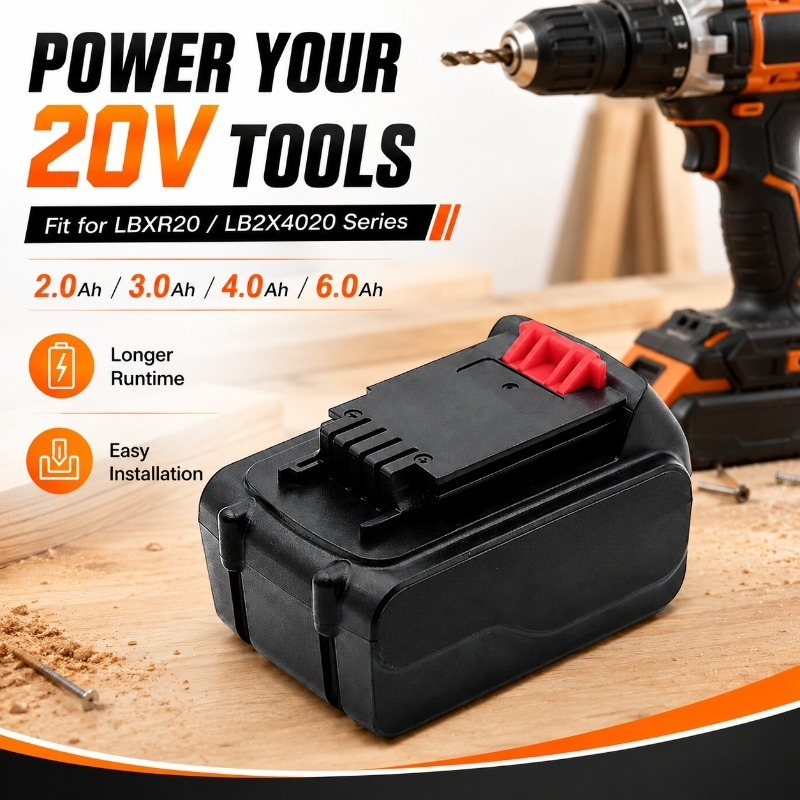 20V Max 6.0Ah Lithium-Ion Repl - đánh giá và giá Black+Decker Tool 20V Max
