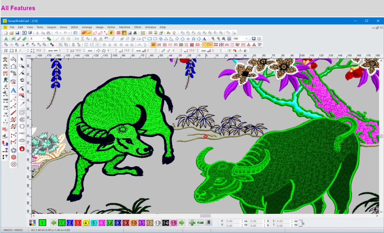Digitizing Software Vectorizat - đánh giá và giá Embroidery Digitizing Software