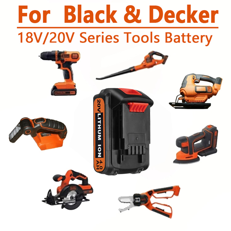high capacity 8Ah LBX20 Replac - đánh giá và giá Black+Decker Tool 20V Max