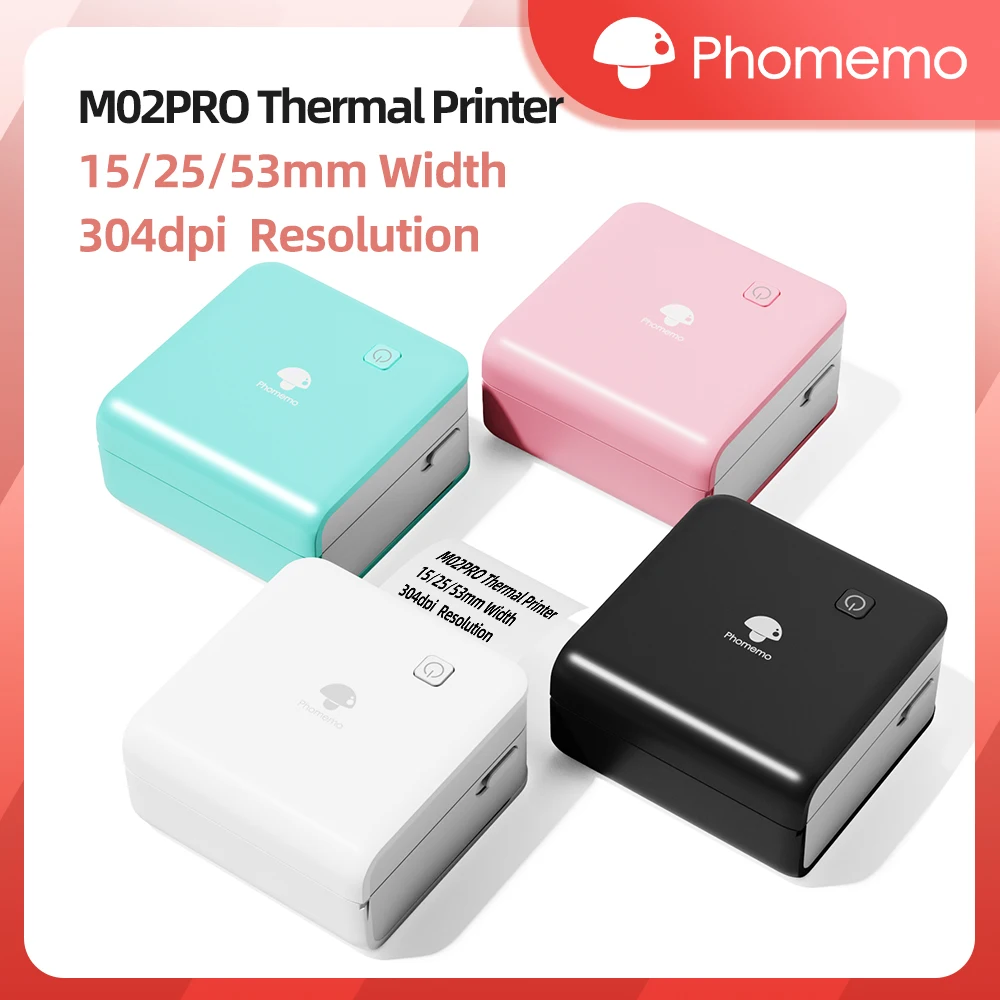 Phomemo M02Pro Mini Portable P - đánh giá và giá Commercial Printing Labels