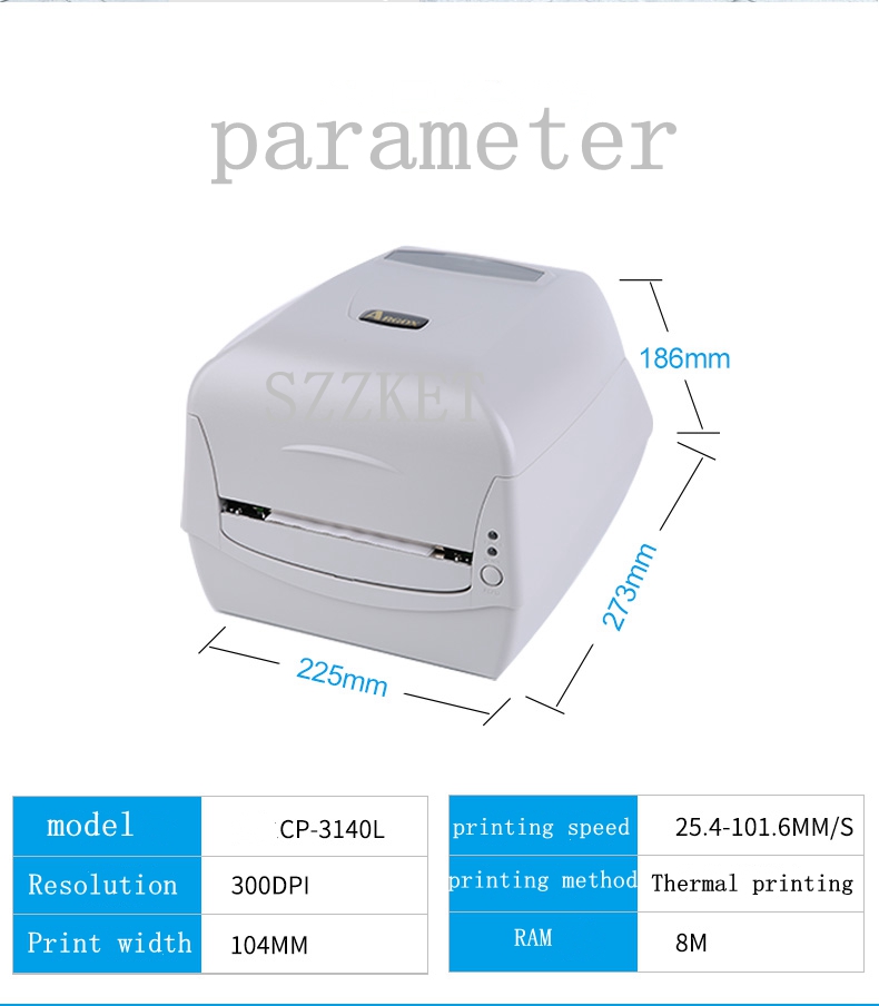 4pcs/lot Thermal label printer - đánh giá và giá Commercial Printing Labels