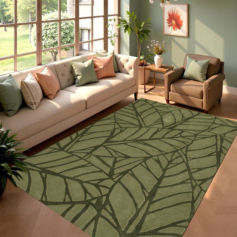 Green Leaf Carpet Nordic Style - đánh giá và giá Hall Commercial Printing