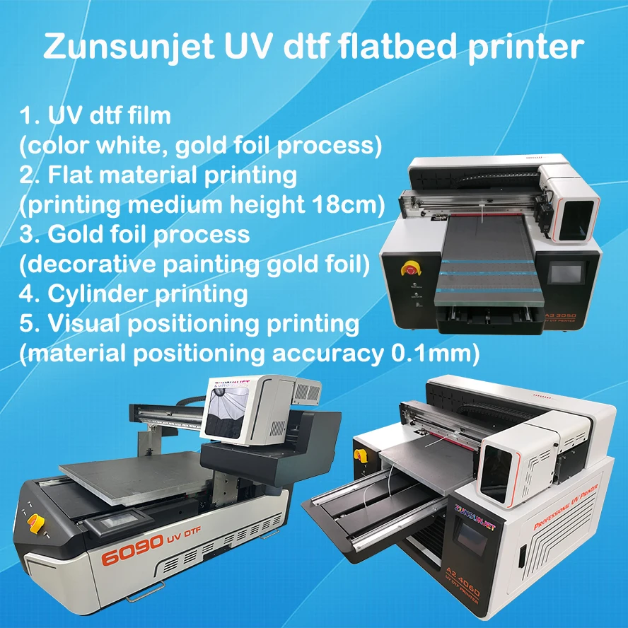 Small A2 Flatbed UV Dtf Inkjet - đánh giá và giá Dtf Printer Machine