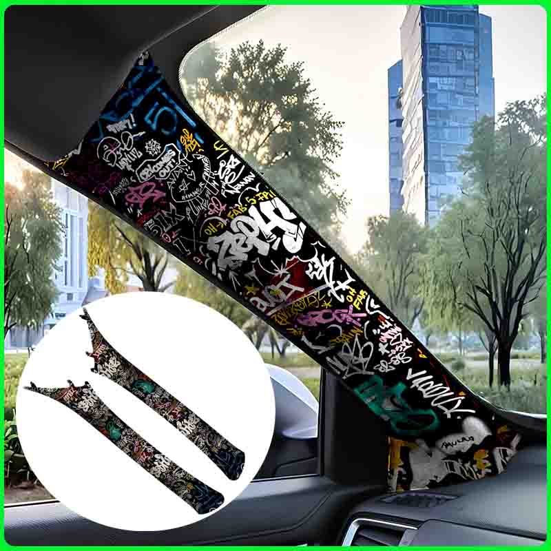 Graffiti Pattern Car Interior  - đánh giá và giá Embroidery Digitizing Software