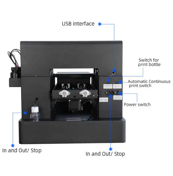 Irtop UV LED Printer A4 UV Fla - đánh giá và giá Uv Flatbed Printer