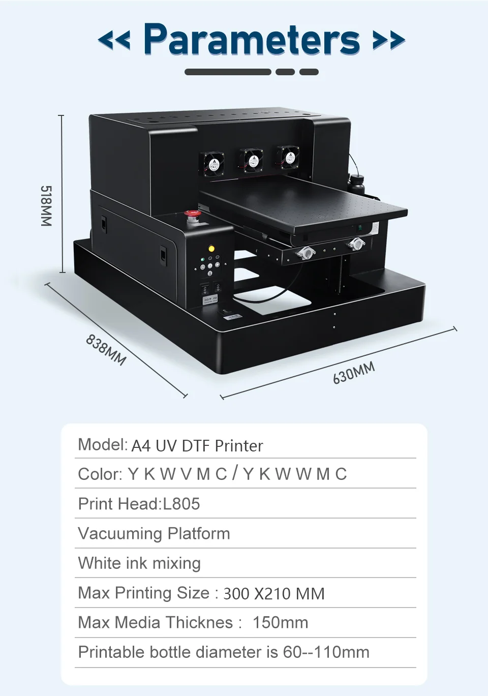 Irtop UV LED Printer A4 UV Fla - đánh giá và giá Uv Flatbed Printer