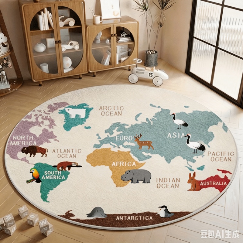 Newest 2D Round Carpet Cartoon - đánh giá và giá Wholesale Commercial Printing